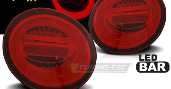 Stopuri tub led rosu-alb SEQ compatibil cu VW NEW BEETLE 10.98-05 Calitate înaltă