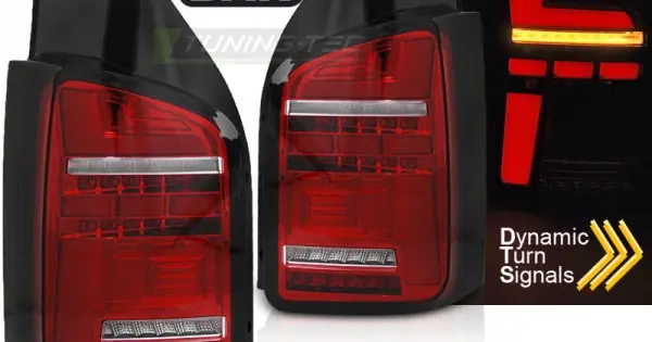 Stopuri tub led rosu-alb SEQ compatibil cu VW T6 15-19 OEM BULB Noutate
