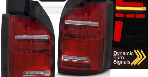 Stopuri tub led rosu-alb SEQ compatibil cu VW T6.1 20- OEM BULB Preț promoțional