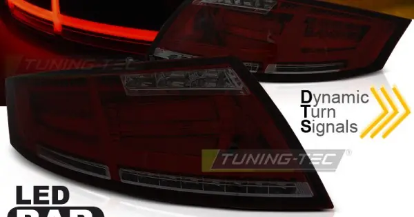 Stopuri tub led rosu fumuriu compatibil cu AUDI TT 04.06-02.14 Lichidare de stoc