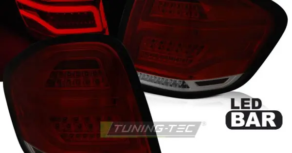 Bestseller Stopuri tub led rosu fumuriu compatibil cu MERCEDES M-KLASA W164 05-08