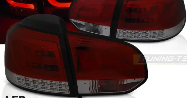 Comandă acum Stopuri tub led rosu fumuriu compatibil cu VW GOLF 6 10.08-12