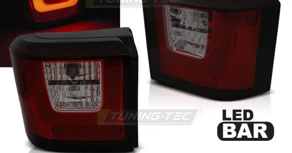 Plată sigură Stopuri tub led rosu fumuriu compatibil cu VW T4 90-03.03