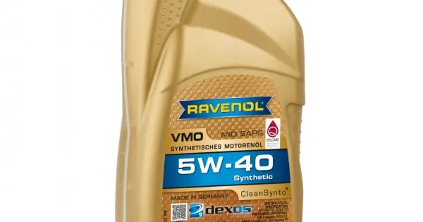 Ravenol VMO 5W‑40 1L – Ulei motor full sintetic Mid SAPS, aprobat BMW & Mercedes Retur ușor