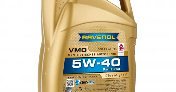 Expediere rapidă Ravenol VMO 5W‑40 4L – Ulei motor full sintetic Mid SAPS, BMW LL-04, MB 229.51, VW 505.01