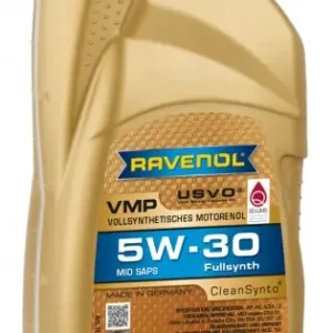 Livrare rapidă Ravenol VMP 5W30 USVO 1L – Ulei Motor Full Sintetic VW 504.00 / 507.00, BMW LL‑04, MB 229.51