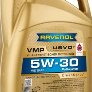Ofertă Ravenol VMP 5W30 USVO 5L – Ulei Motor Full Sintetic VW 504.00 / 507.00, BMW LL‑04, MB 229.51