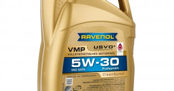 Ofertă Ravenol VMP 5W30 USVO 5L – Ulei Motor Full Sintetic VW 504.00 / 507.00, BMW LL‑04, MB 229.51