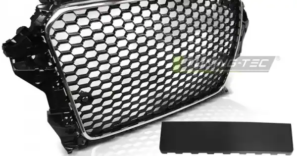 Grila radiator negru-crom compatibil cu AUDI A3 (8V) 12-16 Plată securizată