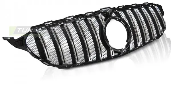 Calitate înaltă Grila radiator negru-crom compatibil cu MERCEDES W205 18-