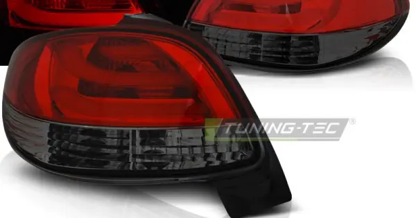 Cumpără online Set Stopuri PEUGEOT 206 10.98- rosu fumuriu Led BAR