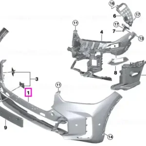 Bara protectie fata, grunduita (M) - BMW X5 G05 Ofertă de sezon