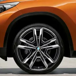 Cumpără online Janta aliaj usor - M Performance Double Spoke 877M - Bicolor Negru (Black II Solid - Diamond Polished/Bright Milled) - 8Jx21 ET:46 - BMW X1 U11, X2 U10