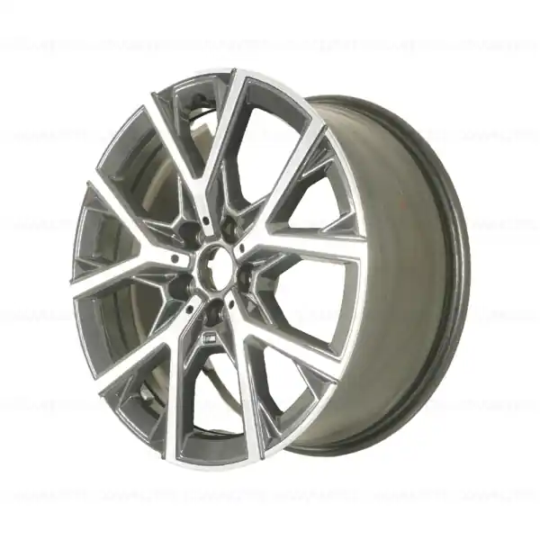 Janta aliaj usor - M Performance Y-Spoke 553M - Bicolor (Refined Silver/Bright Turned) - 8Jx18 ET:54 - BMW Seria 1 F40, Seria 2 F44 Bestseller