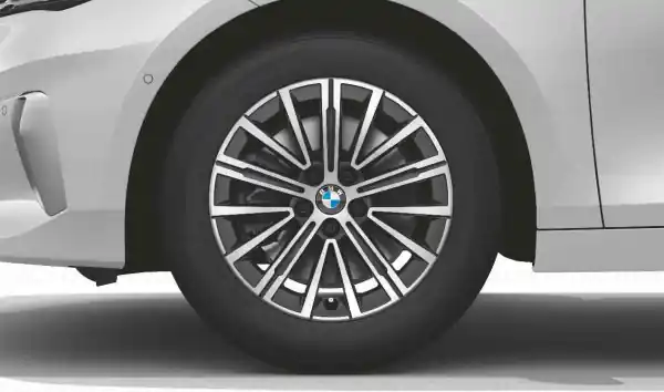 Roată completă de iarnă - V-Spoke 833 (bright turned) cu anvelopa Continental Winter Contact TS860S - 205/60R17 97H XL - Mini Cooper U06 Ofertă limitată
