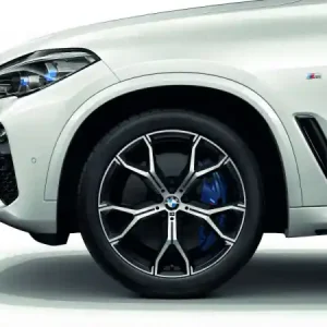 Roată completă de iarnă - M Y-Spoke 741M (bright turned) cu anvelopa Pirelli Scorpion Winter r-f - 275/40R21 107V XL - BMW X5/X6 G05/G06 LCI - punte față Ofertă de sezon