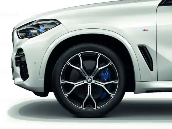 Roată completă de iarnă - M Y-Spoke 741M (bright turned) cu anvelopa Pirelli Scorpion Winter r-f - 275/40R21 107V XL - BMW X5/X6 G05/G06 LCI - punte față Ofertă de sezon