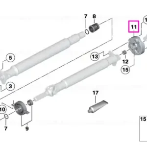 Chilipir Articulatie cardan, LK=96mm - BMW Seria 2 G42, Seria 3 G20 G21 G28, Seria 4 G22 G23 G26, Seria 5 G68