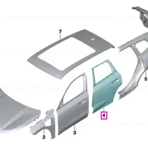Bestseller Usa spate dreapta - BMW X1 U11