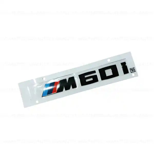 Transport gratuit Inscriptie M60i, negru - BMW X5 G05, X6 G06 - tip motor S68T