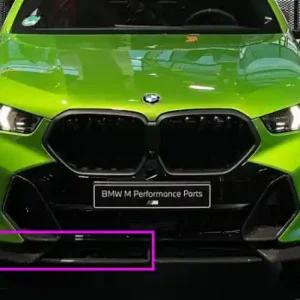 Retur ușor Ornament fata "M Performance", Dreapta, Carbon - BMW X6 G06 LCI