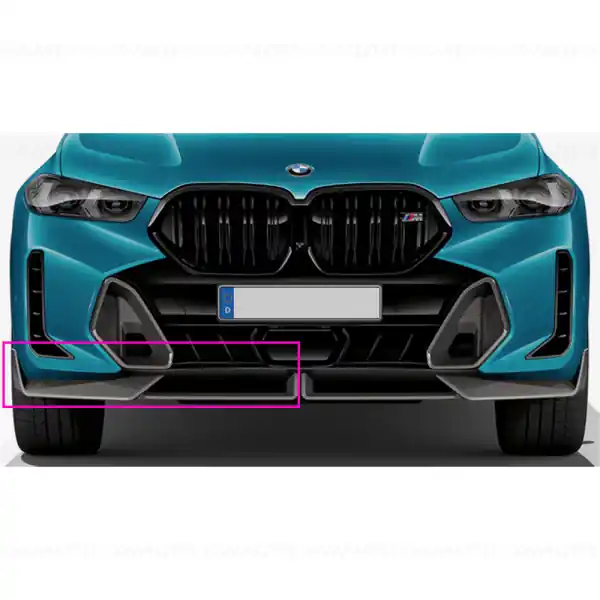 Ornament aerodinamic fata, dreapta, carbon, "M Performance" - BMW X6 G06 LCI Livrare expres