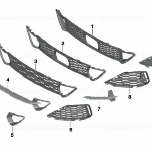 Capac grila, dreapta - BMW Seria 8 G16 Reducere specială