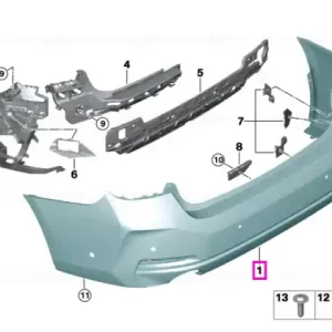 Bara protectie spate primerizata (PDC) - BMW Seria 3 G21 Disponibil imediat