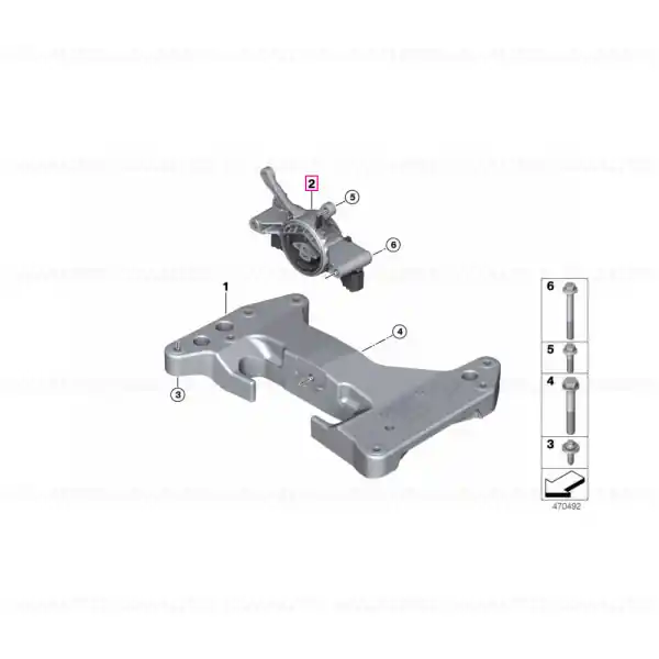 Suport cutie viteze - BMW Seria 2 G42, Seria 3 G20 G21, Seria 4 G22 G23 G26, Seria 5 G30 G38, Seria 6 G32, Seria 7 G11 G12, Seria 8 G16, X5 G05, X6 G06 Calitate înaltă