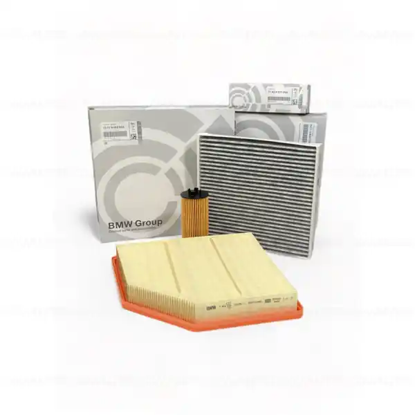 Set filtre originale - BMW, Mini - Seria X2, Seria 2, Seria X1, Seria 1, Seria Mini, Seria i8, Seria Zinoro - F39, F45, F45 LCI, F46, F46 LCI, F48, F48 LCI, F49, F49 LCI, F52, 5 Usi F55, 3 Usi F56, I12, I12 LCI, I15, M13 - Tip motor B38X Ofertă specială