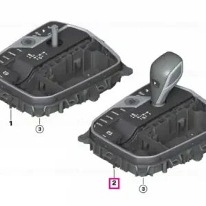 Consola centrala schimbator viteze - BMW Seria 8 G14 G15 G16, X5 G05, X6 G06, X7 G07 Premium