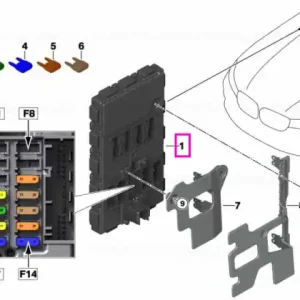 Unitate centrala control (BDC) - BMW Seria 5 G30 G31 G38 F90 M5, Seria 6 G32, Seria 7 G11 G12, X3 G01 G08 F97 M, X4 G02 F98 M Reduceri