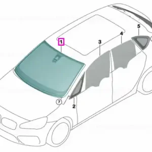 Transport gratuit Parbriz - BMW Seria 2 F45 Active Tourer - pentru piata din China