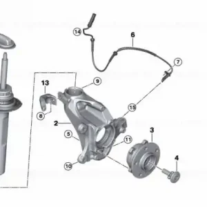 Amortizor fata, dreapta - BMW Seria 2 F45 Reducere specială