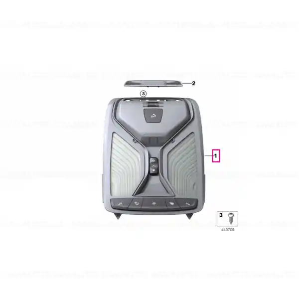 Consola centrala comenzi, pe plafon - BMW Seria 2 G42 G87, Seria 3 G20 G21 G28 G80, Seria 4 G22 G26 G82, Seria 5 F90 G30 G31 G38, Seria 6 G32GT, i3 G28, i4 G26, iX3 G08, X3 G01 G08 F97M, X4 G02 F98M, X5 G05 G18 F95M, X6 G06 F96M Cumpărături sigure
