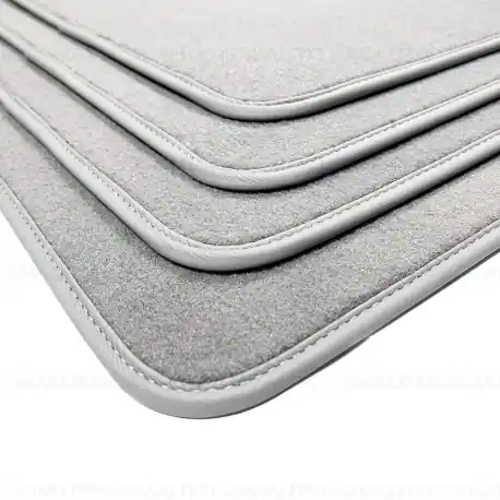 Set covorase fata/spate, Velur, Gri (Silverstone) - BMW Seria 6 F06 Gran Coupe Chilipir