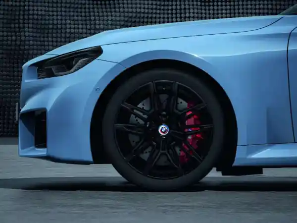 Roată completă de iarnă - M Double Spoke 930M (bright turned) cu anvelopa Michelin Pilot Alpin 5 - 285/30R20 99V XL - BMW M3/M4/M2 G80/G81/G82/G83/G87 - punte spate Doar azi