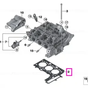Garnitura chiulasa (1,00 mm (+0,3)) - BMW - Mini Preț promoțional