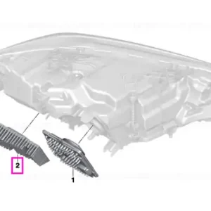Doar azi Modul LED lumini de zi, indicator semnalizare, dreapta - BMW Seria 3 G20 G21 G28, i3L G28