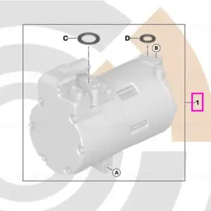 Set instalare compresor A/C, EKK Kit Value Parts - BMW Seria 2 F45, Seria 3 F30 G20 G21, Seria 5 F18 G30 G31 G38, Seria 7 G11 G12, X1 F48, X1L F49, X2 F39, X3 G01, X5 F15 - Mini Countryman F60 Transport gratuit