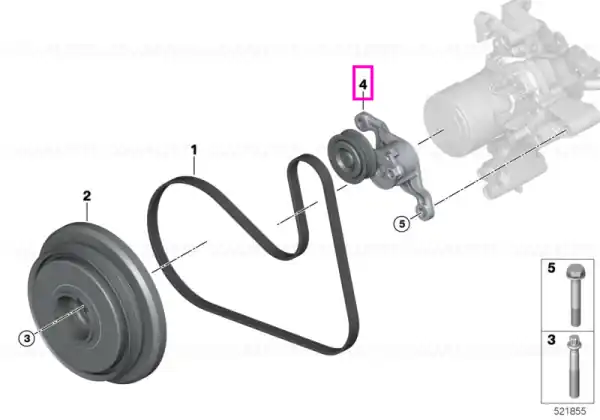 Intinzator curea transmisie - BMW Seria 7 G70, X5 G05, X6 G06, X7 G07 Ofertă de sezon