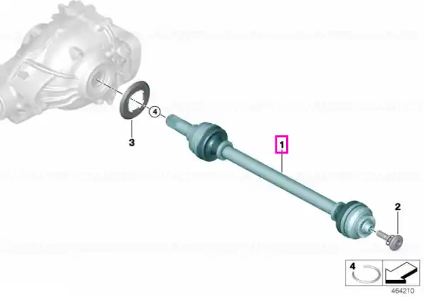 Planetara, punte spate, dreapta (D=36x4 mm) - BMW i3L G28 BEV, i4 G26 Reducere extra