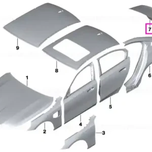 Haion/Capota portbagaj, aluminiu - BMW Seria 5 G60 G61 G90 G99 M5 Plată securizată