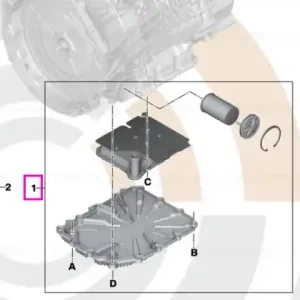 Set filtru ulei transmisie dublu ambreiaj, Kit Value Parts - BMW Seria 2 F87 M2, Seria 3 F80 M3, Seria 4 F82 F83 M4, Seria 5 F10, Seria 6 F06 F12 F13 Ultima șansă