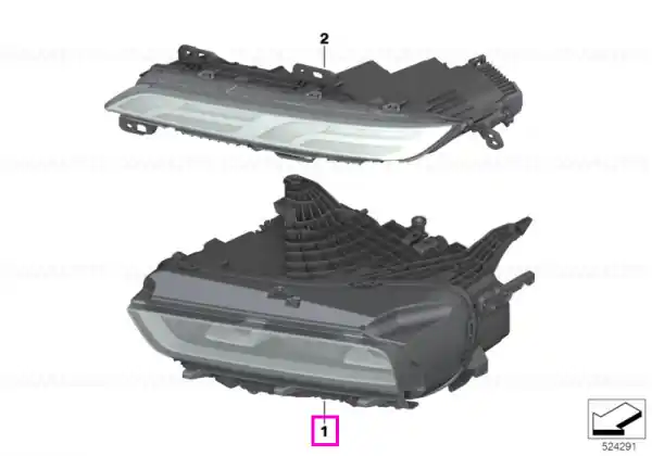 Reducere de preț Ansamblu far led, dreapta jos - BMW Seria 7 G70