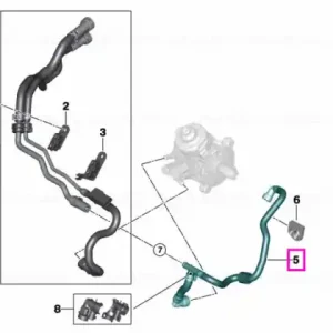 Conducta retur combustibil - BMW X1 F48, X2 F39 - tip motor B47E (25dX) Retur gratuit