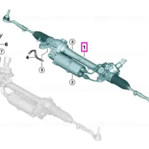 Caseta de directie electrica - BMW Seria 5 G30 G31, Seria 6 G32, Seria 7 G11 - de la 01.09.2019 - fara 02VH (Integral active front steering) / fara 02VL (Variable sport steering) Livrare gratuită