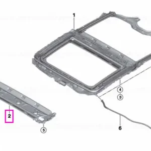 Transport gratuit Mecanism rulou parasolar trapa/plafon panoramic - BMW Seria 7 G12