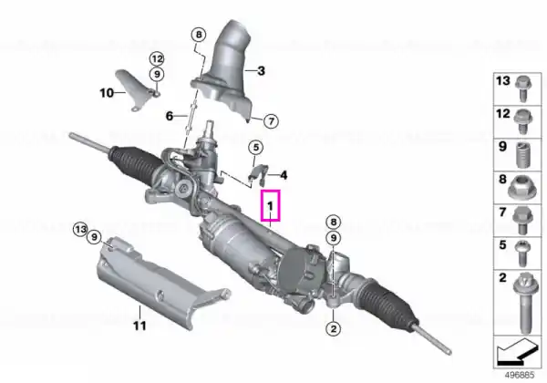 Preferatul clienților Caseta de directie electrica - BMW Seria 2 G42, Seria 3 G20 G21, Seria 4 G22 G23 G26, i4 G26