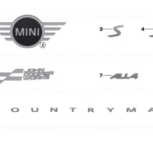 Promoție Emblema Mini, spate - Mini Countryman U25